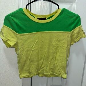 Green Forever 21 Crop Top